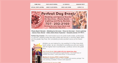Desktop Screenshot of perfectdayevents.com