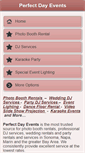 Mobile Screenshot of perfectdayevents.com